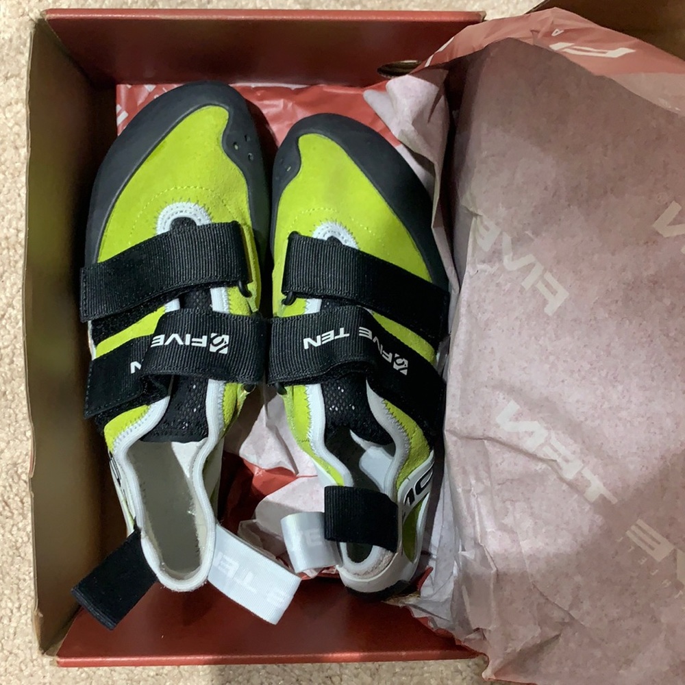 Brand new rock climbing shoes